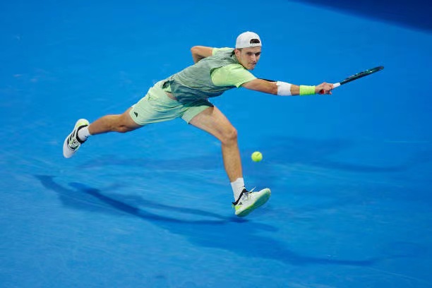 捷克队球员训练认真，为下一场比赛做好准备